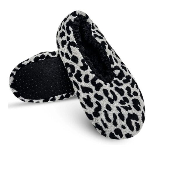 Leopard Print Slippers - Picture 1 of 3